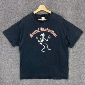 Social Distortion Punk Rock Band Black Unisex Tshirt Reprint XL